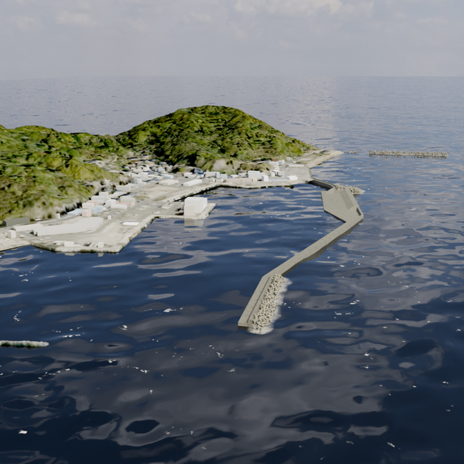 Blenderで建設インフラ・建築を3DCG化します。