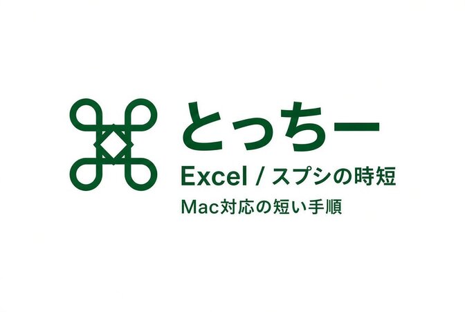 とっちー｜Excel / スプシの時短（Mac対応）