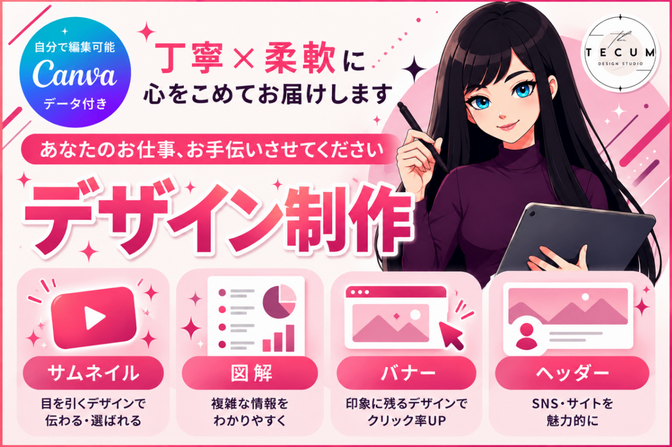 想いをまっすぐ届けるサムネイル制作