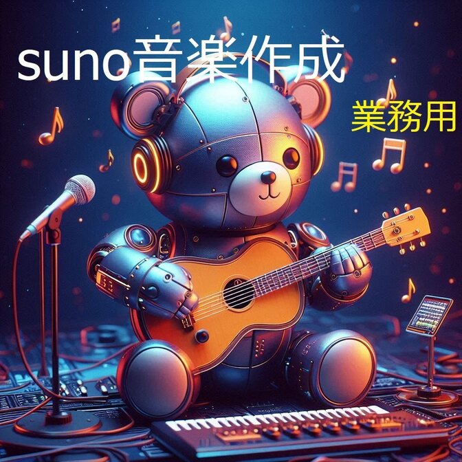 【事業者様】Suno音楽AI〜ブランドの想いを曲にします
