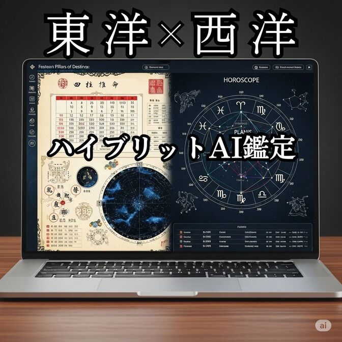 東洋×西洋ハイブリッドAI鑑定であなたを占います