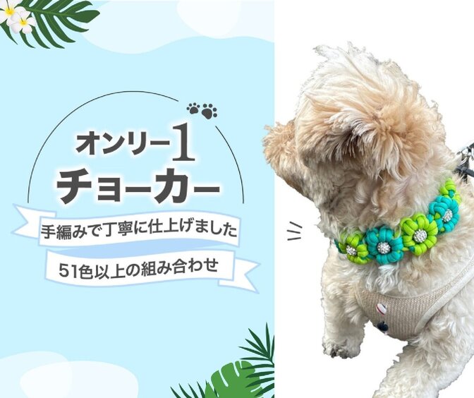 オンリーワン🐶　チョーカー（首輪）　作ります！