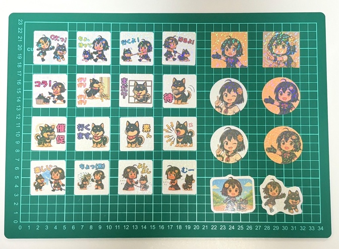 【ステッカー】A4サイズでカットまで✨【シール】