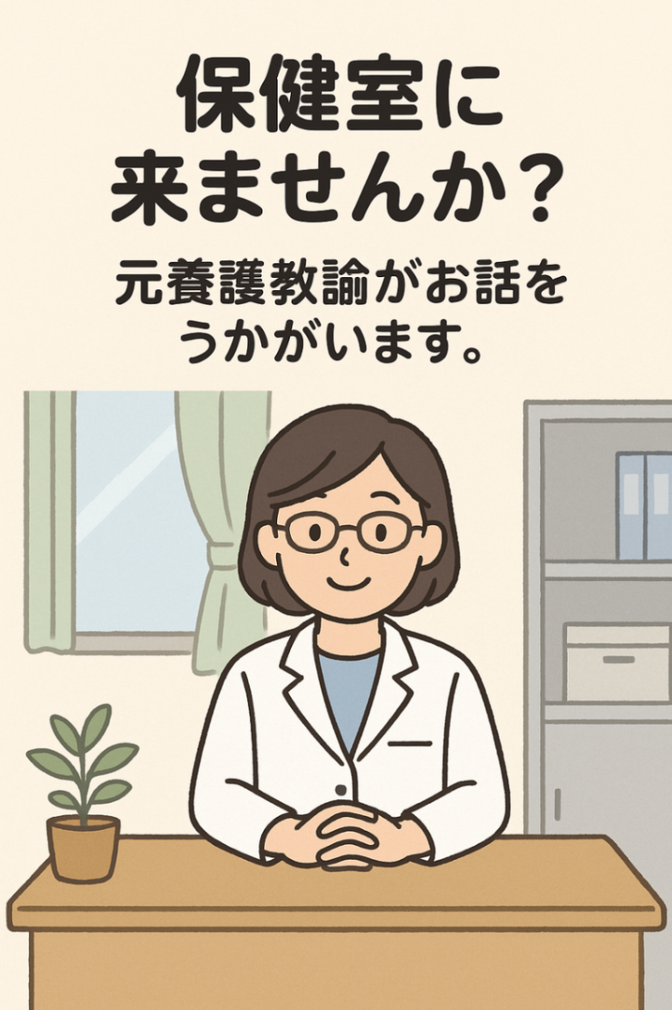 元養護教諭がやさしくお話を聞きます
