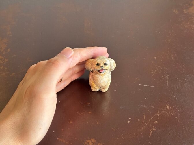 うちの子陶作オブジェ【指先サイズ】作ります