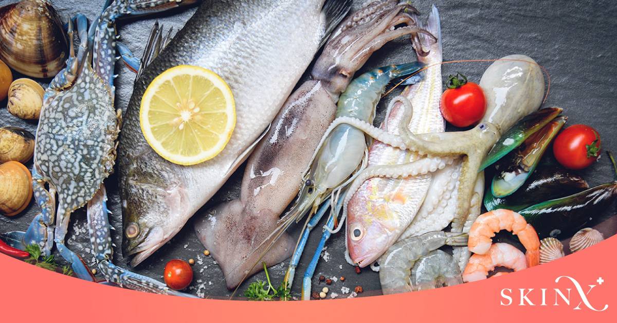 ฉีดปากกินอาหารทะเลได้ไหม