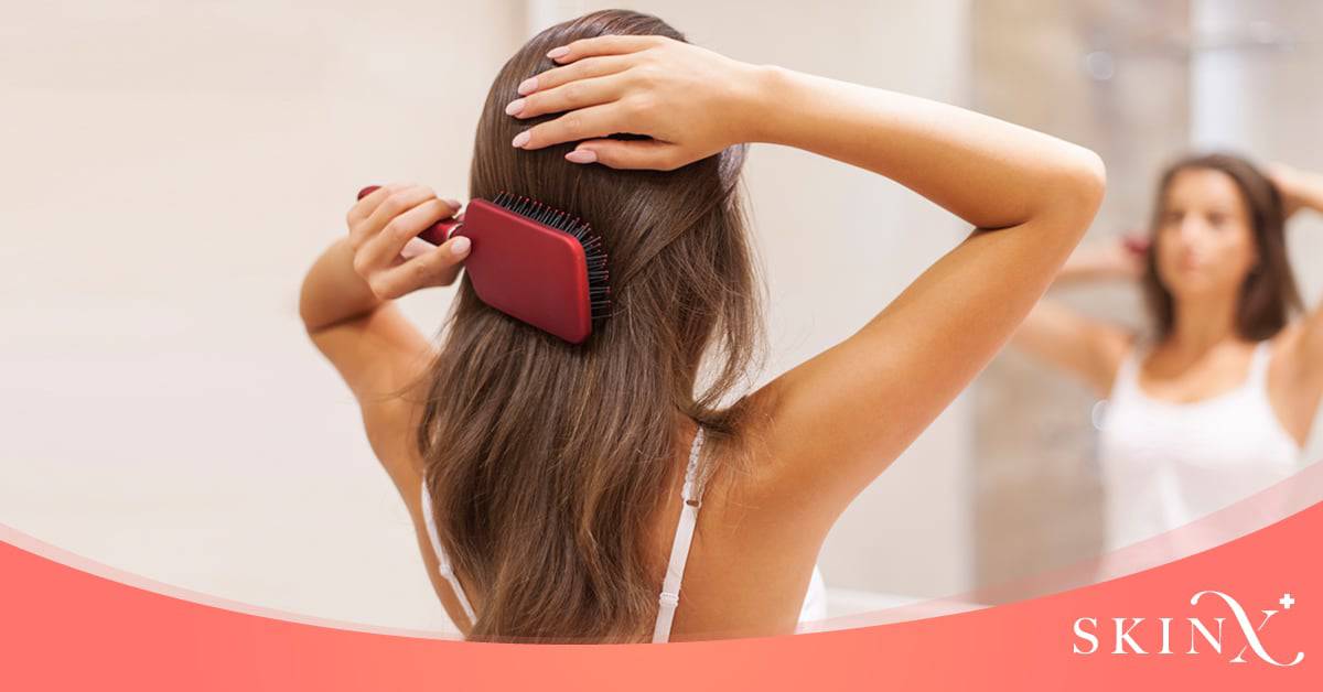 ผมร่วงจากหวีผม