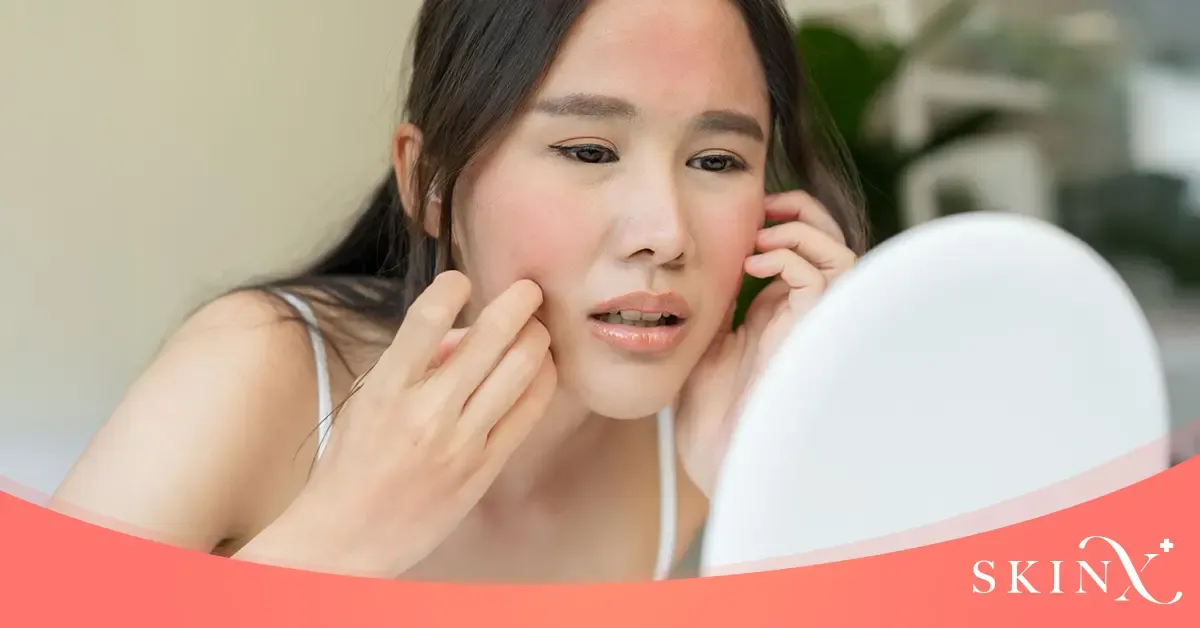 รู้สึกคันหน้า ยิบ ๆ