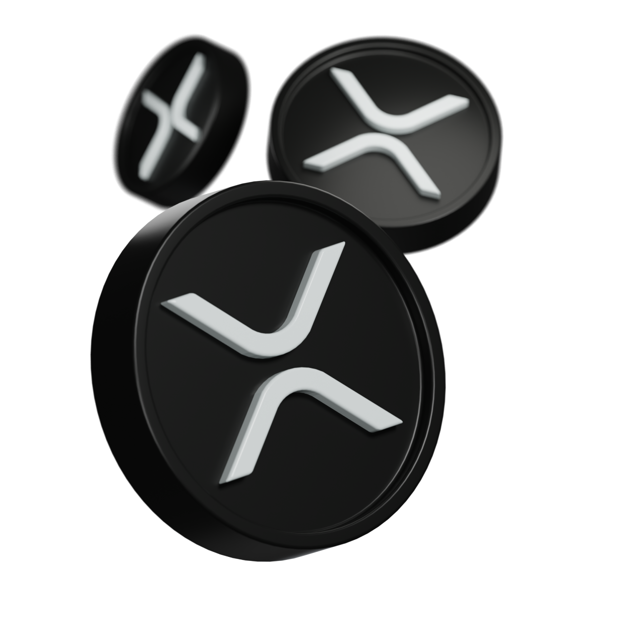 3D coin with the XRP symbol