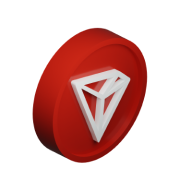 3D coin with the Tron symbol