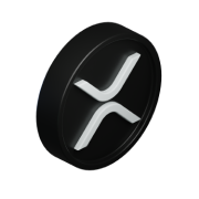 3D coin with the XRP symbol