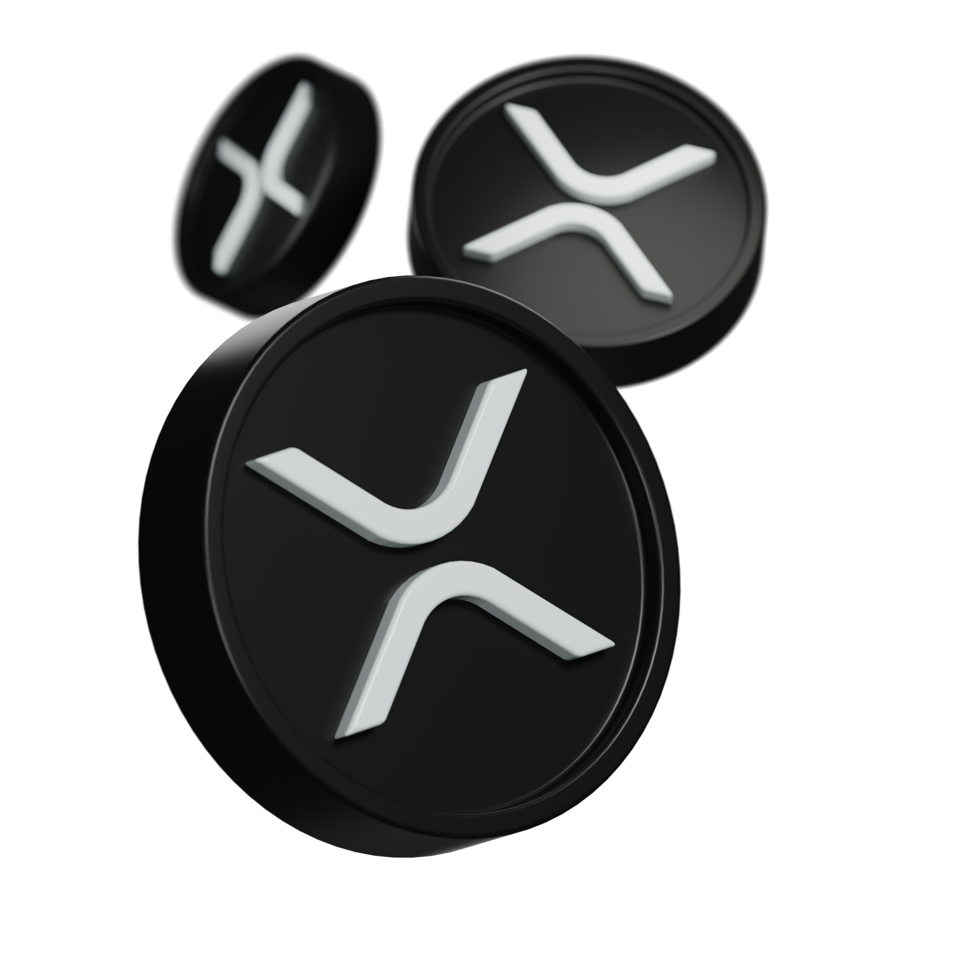 Moneda 3D con el símbolo de XRP