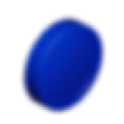 Blurry 3D coin 