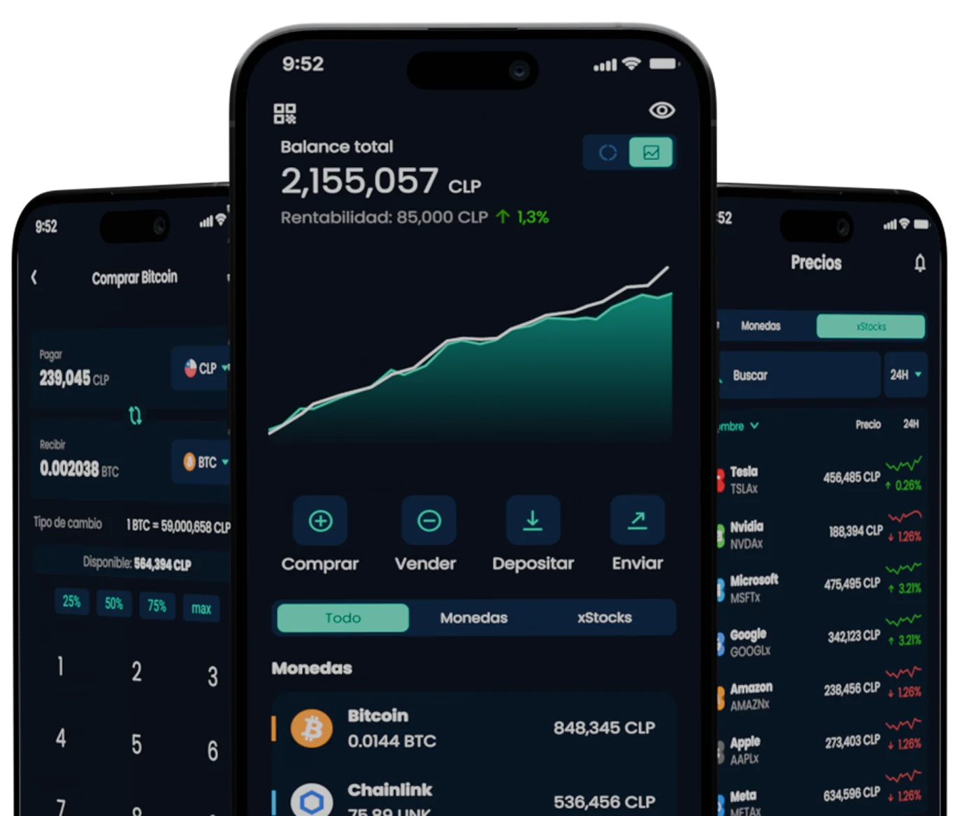 Resumen de orden recurrente en la app de Skipo con detalles de inversión y ganancias