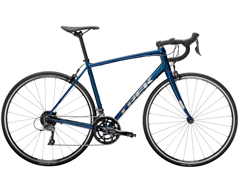 Rower Szosowy Trek Domane AL 2 Rim 2024 Gloss Mulsanne Blue/Matte Trek Black