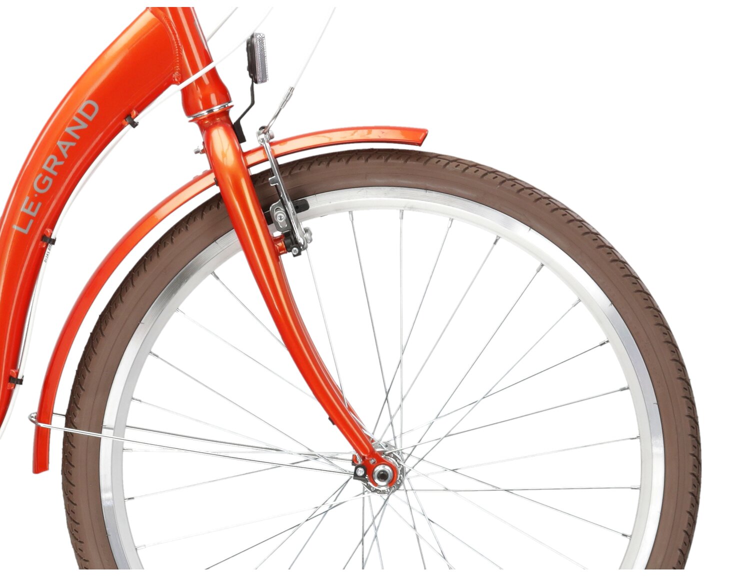 Rower Le Grand Lille 1 2024 Pomarańczowy - Niebieski