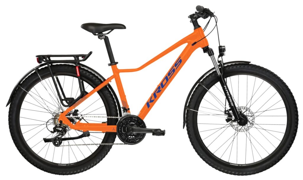 Rower Kross Lea 2.0 EQ 2024 Pomarańczowy - Granatowy