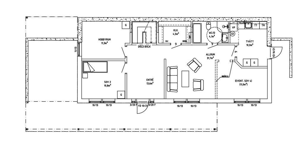 Villa Wadegård entréplan