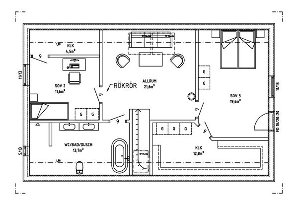 Villa Wejshag överplan