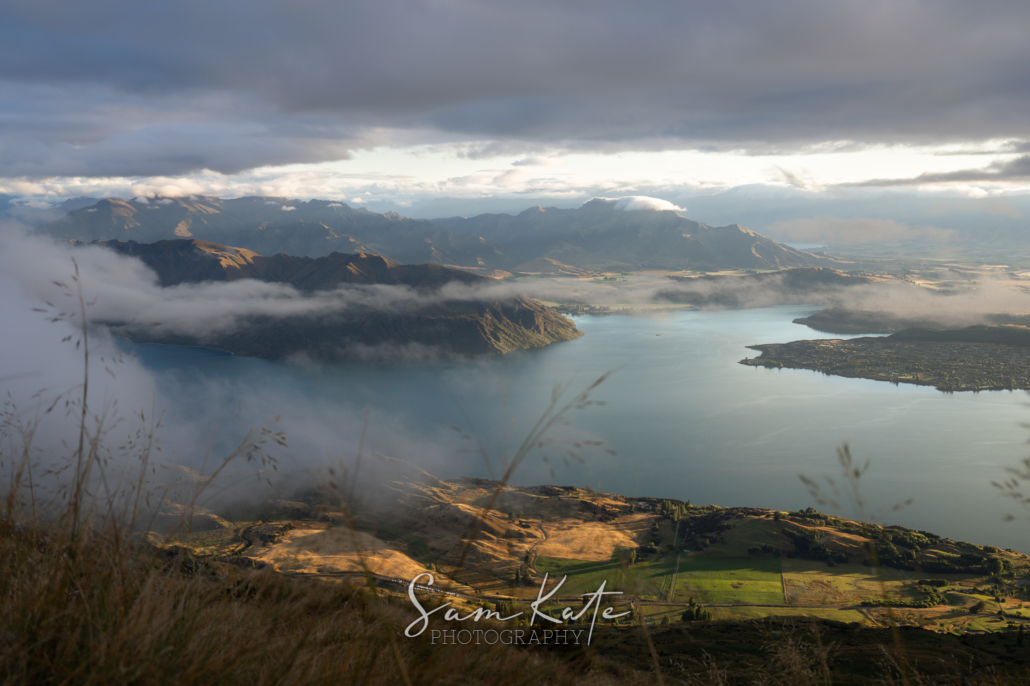 Wanaka From Above - Photograph by Sam Kate