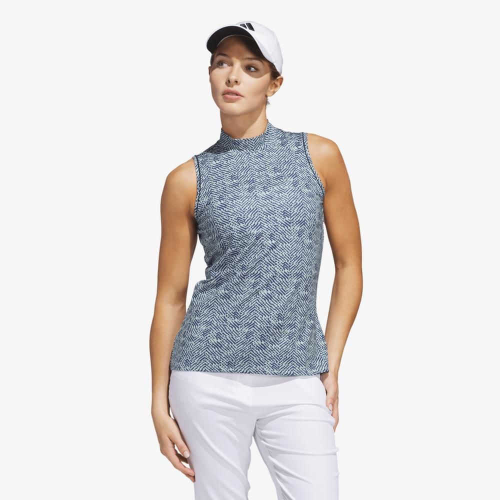 adidas Women's Ultimate365 Mockneck Sleeveless Golf Shirt