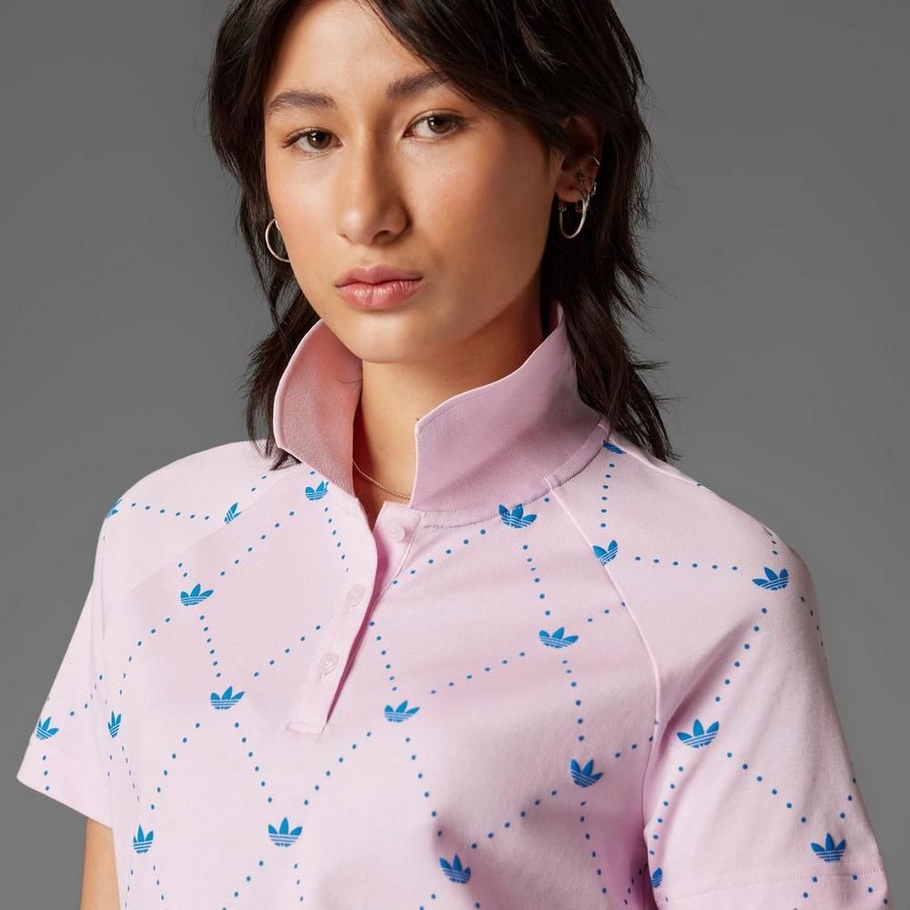 adidas Women's Originals Printed Short Sleeve Polo