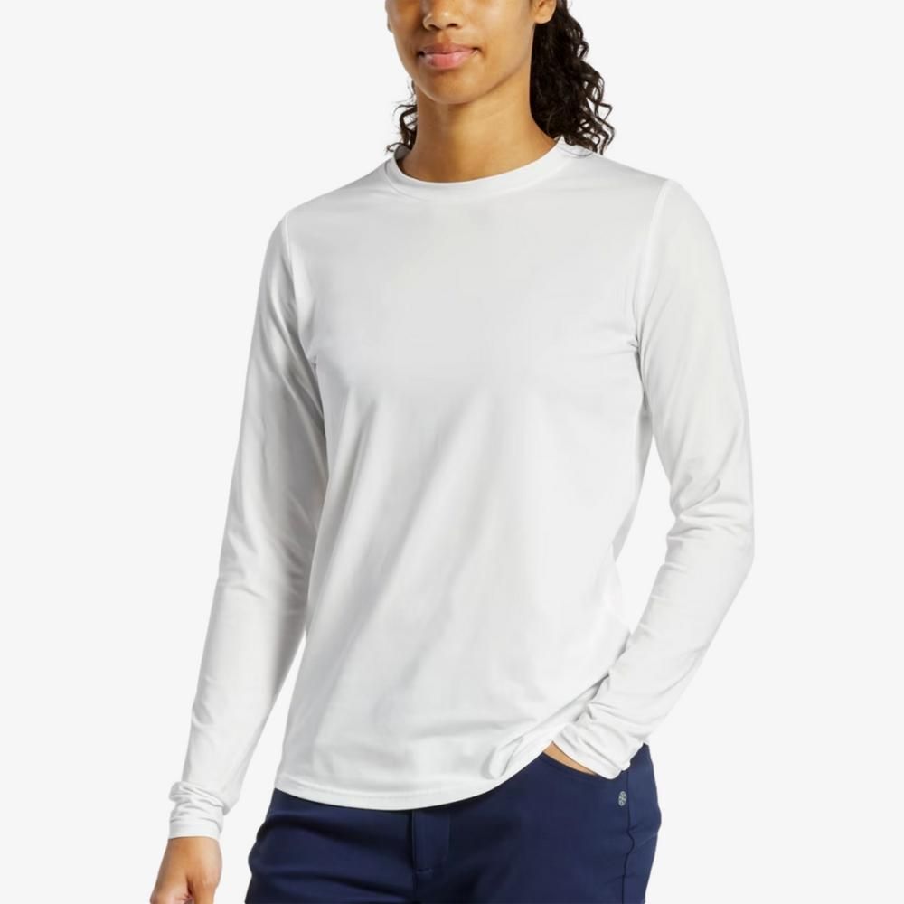 FootJoy Women's Sun Protection Crewneck Long Sleeve Golf Shirt