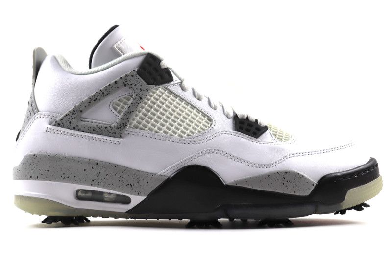 Nike Air Jordan Iv (4) G Golf White Cement