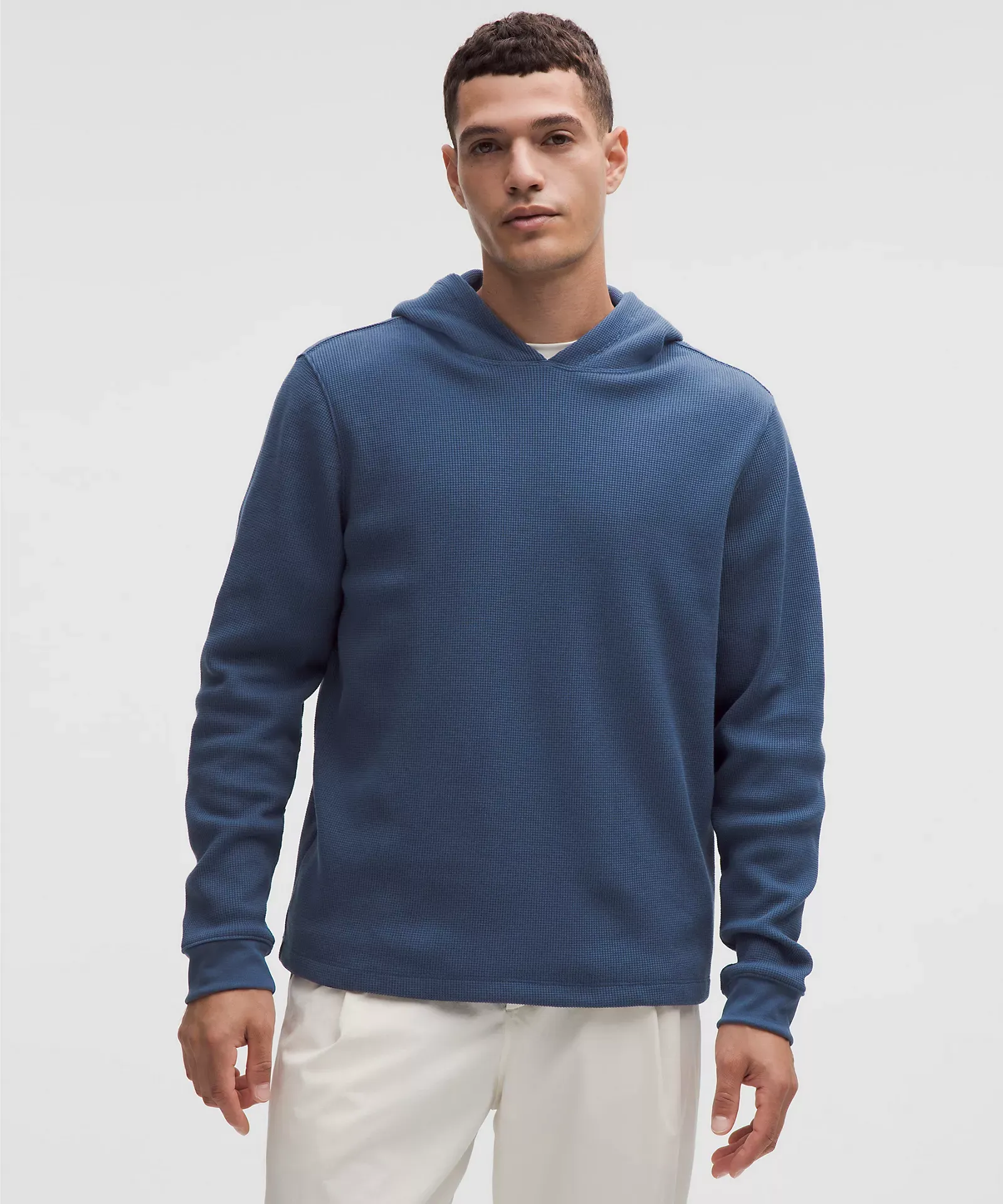 Lululemon Cotton-Blend Waffle Knit Hoodie