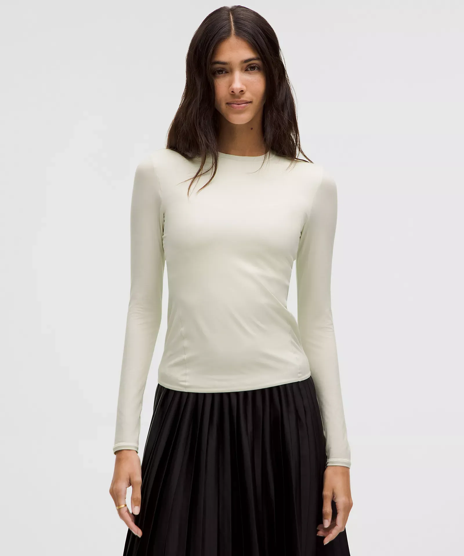 lululemon Wundermost Ultra-Soft Nulu Crewneck Long-Sleeve Shirt