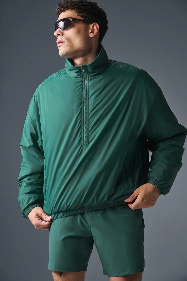 Alo Yoga Latitude Light Weight 1/2 Zip Pullover Jacket