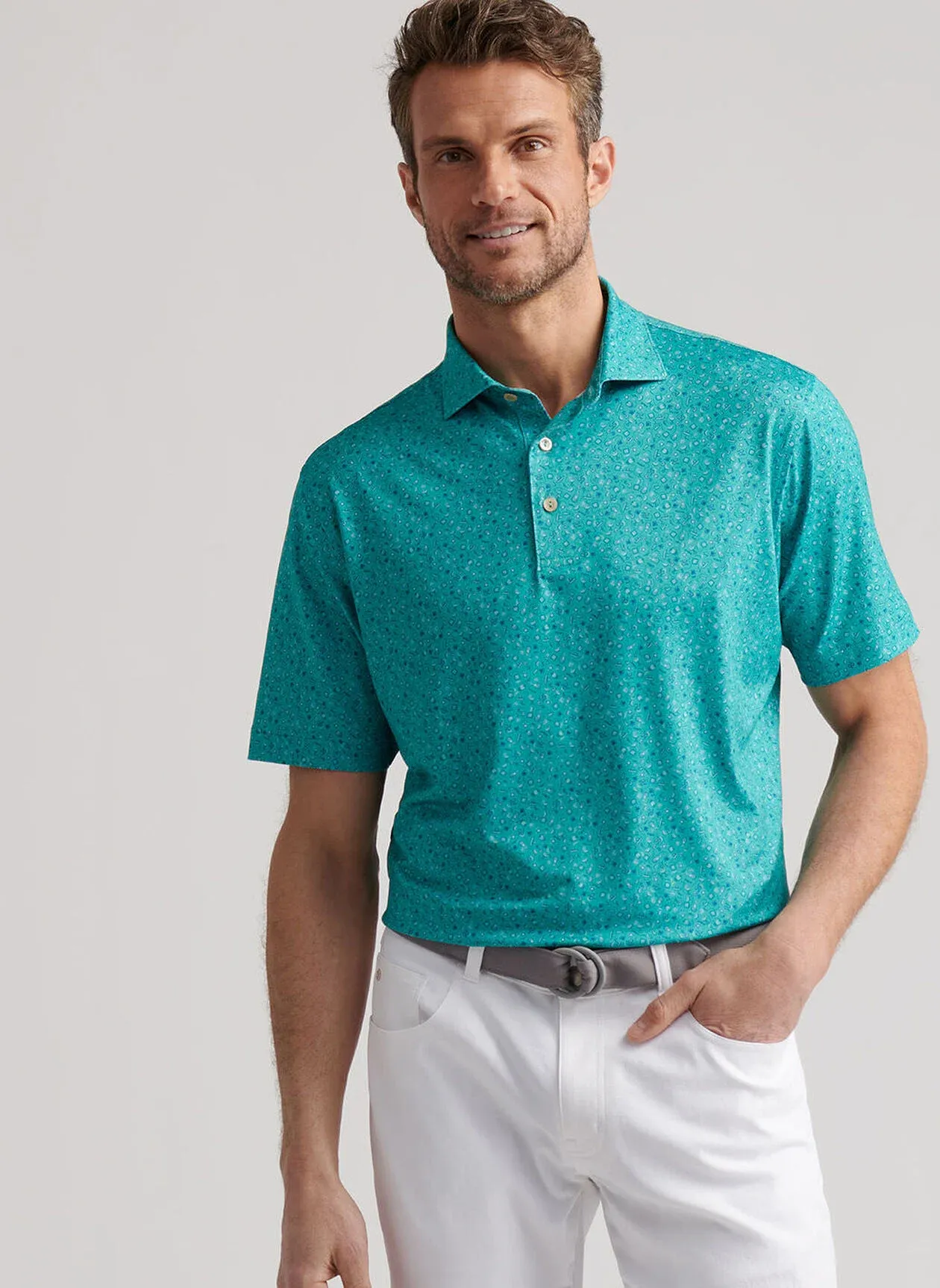 Peter Millar Day Of The Dead Performance Jersey Polo