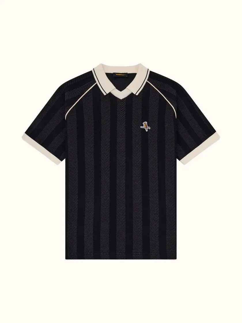 Walker Golf Things Gold Label Jacquard Knit Polo