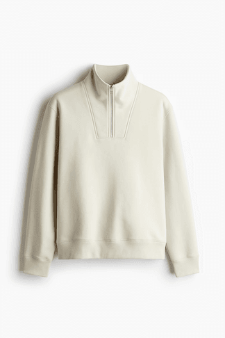 Regular Fit Half-Zip Sweatshirt