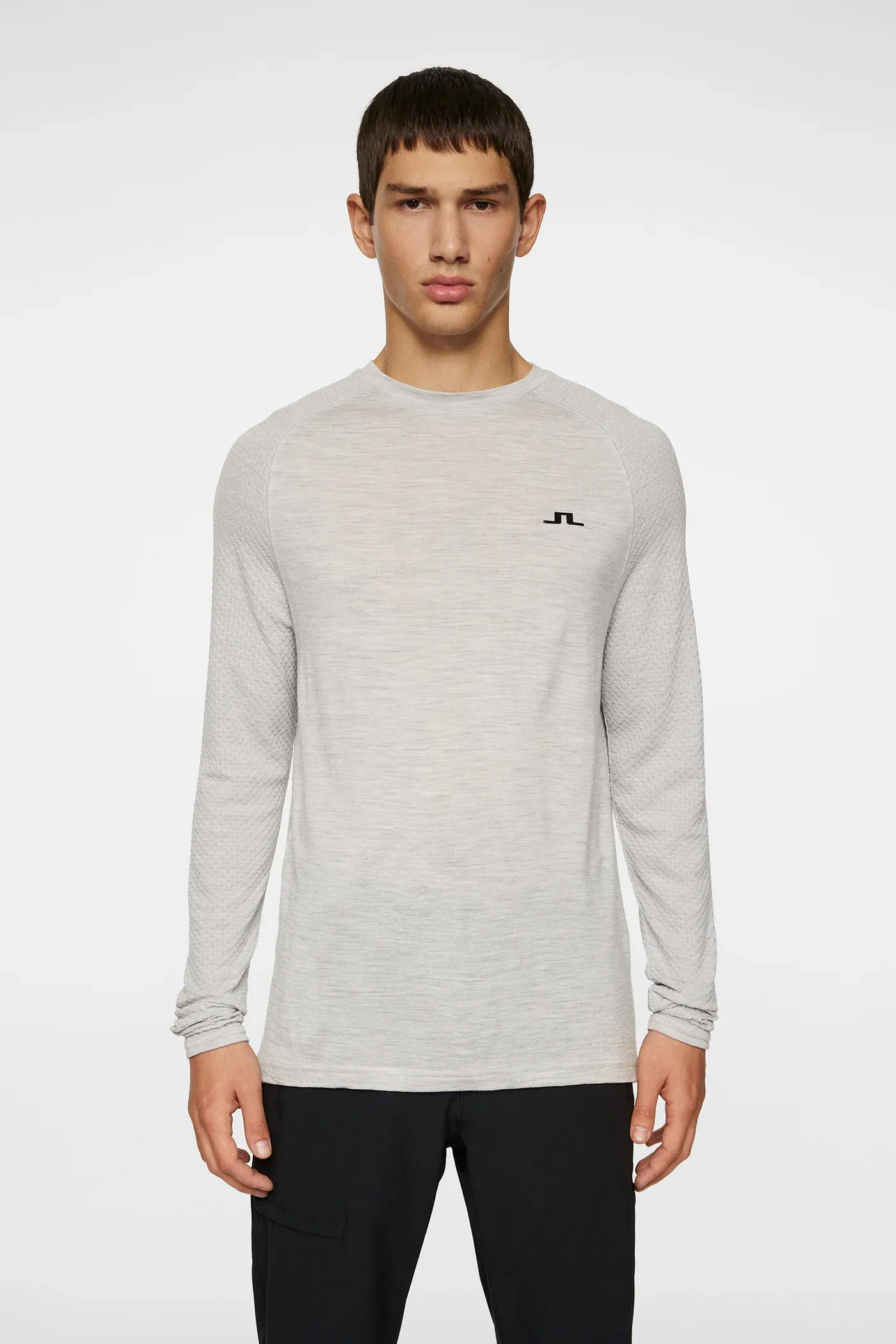 J.Lindeberg Brent Long Sleeve Wool T-shirt