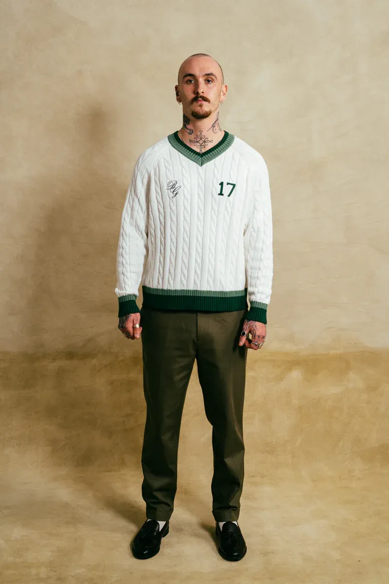 Bold Golf Cable Knit Georgia Jumper - Heritage Edition