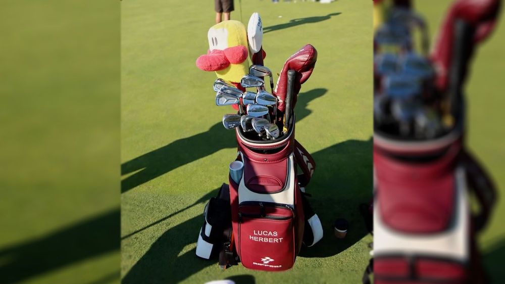 Lucas Herbert Might Have the Strangest Set Of Clubs at Royal Birkdale