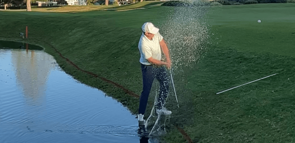 What Happens When a Golf Ball Is Submerged in Water? A Field Test