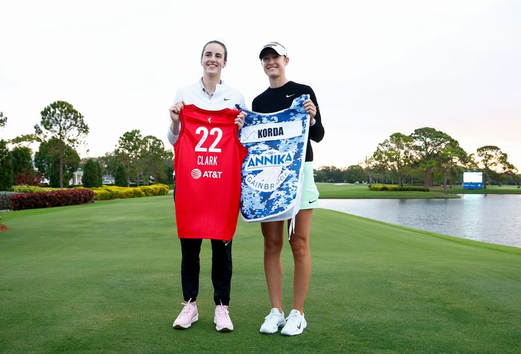 Nike Super Stars Caitlin Clark and Nelly Korda Show Out at LPGA Pro Am