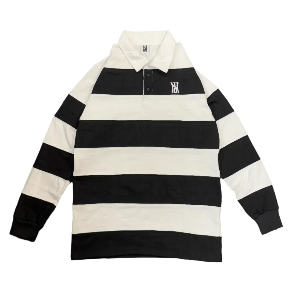 NJ Skate Shop Contrast Rugby Polo