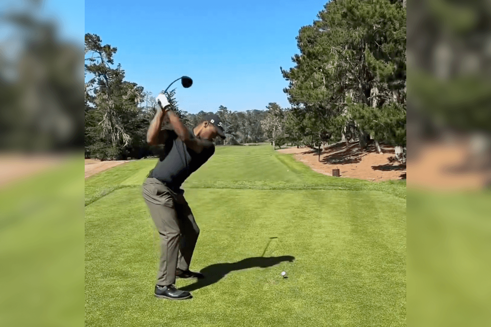 Watch: Bronny James’ Golf Swing is as Pure as it Gets