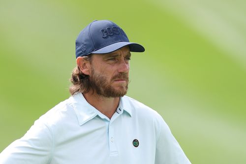 Tommy Fleetwood Was Logo-Flexing on Day 2 in Dubai
