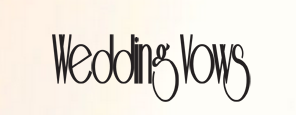 Wedding Vows