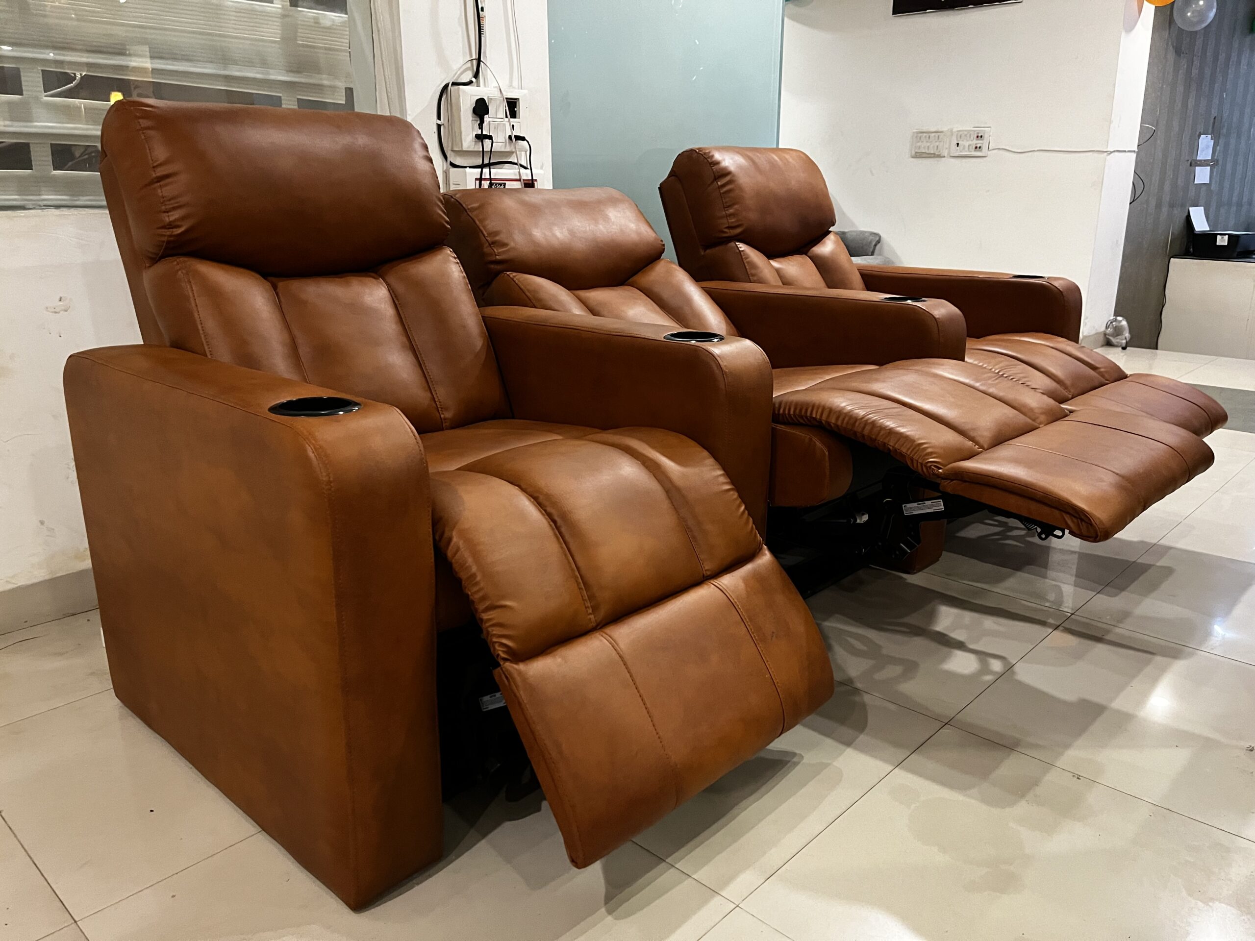 Classic 3 Seater Theater Recliner Seat | Sky Recliners