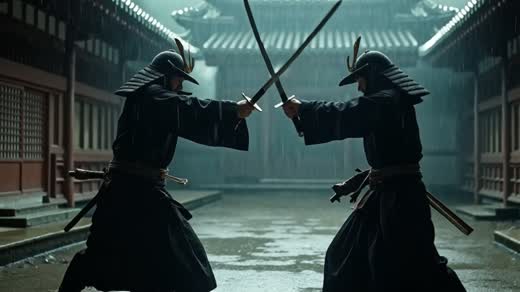 Samurai duel