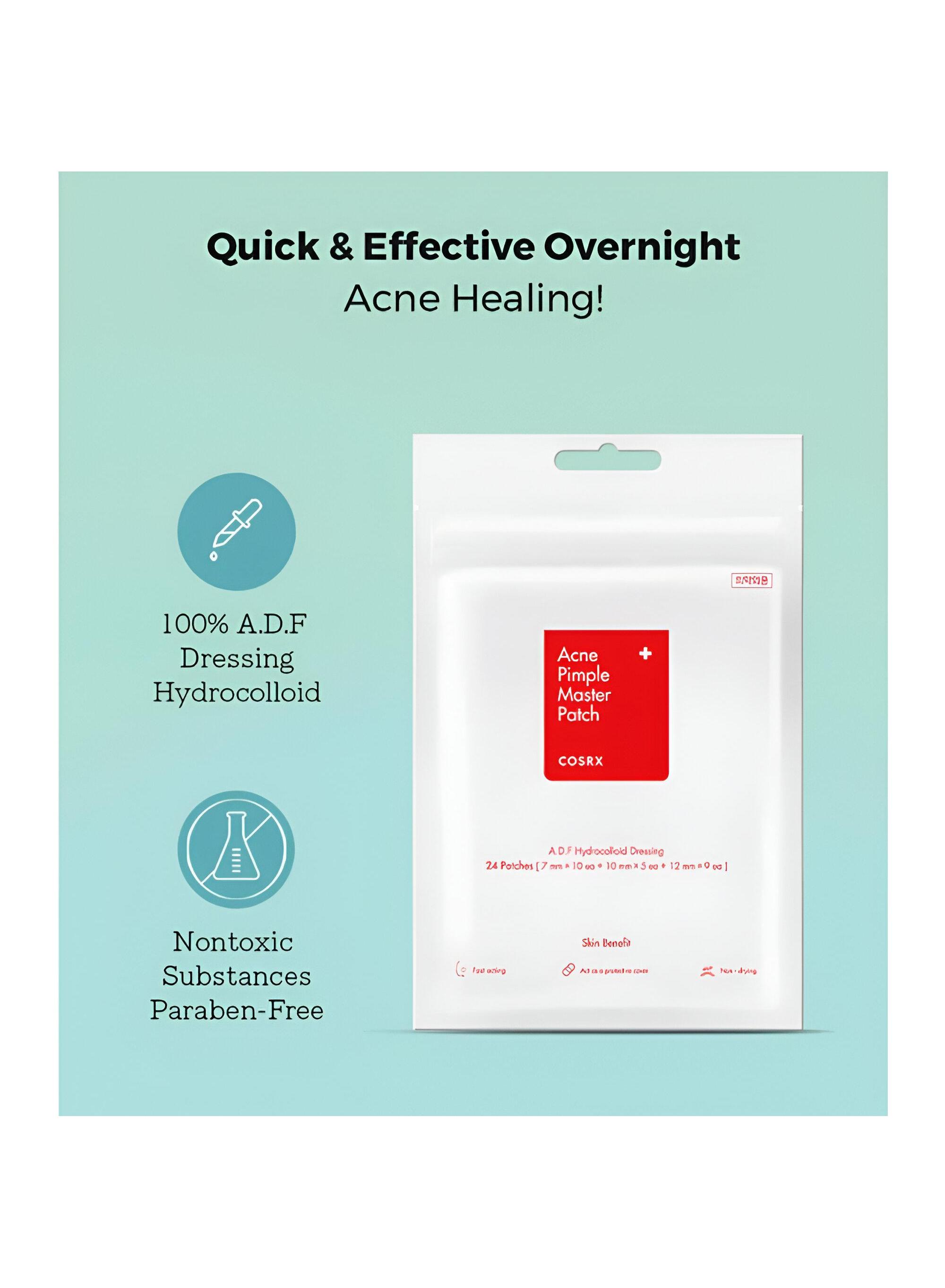 لصقات حب الشباب من كوسركس - 24 قطعة