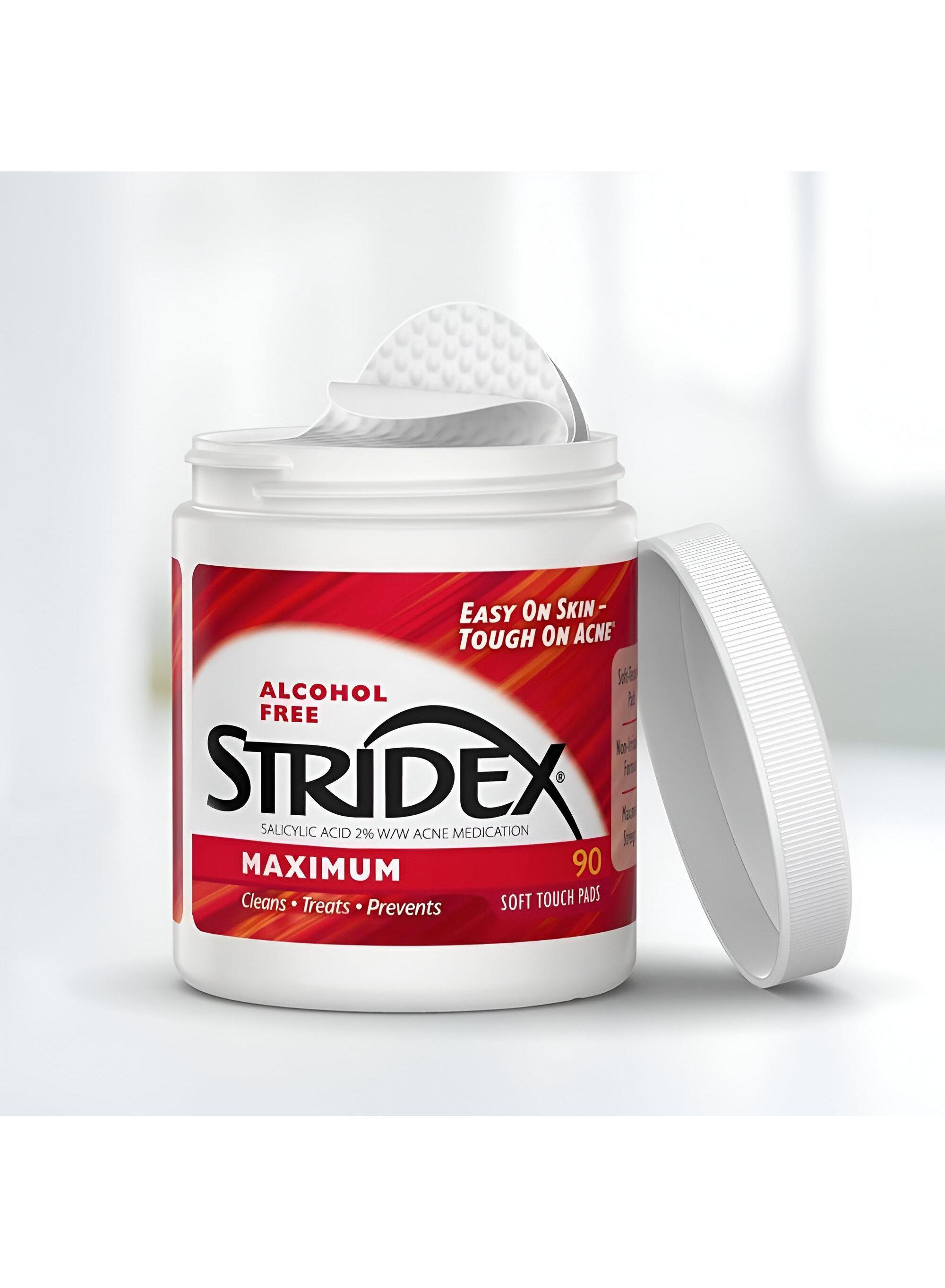 ستريدكس قطن ناعم الملمس لعلاج حب الشباب 90 قطعه