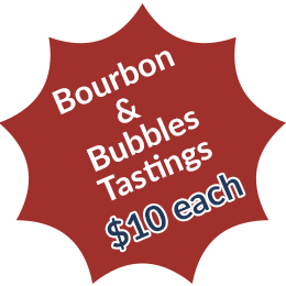 Bourbon & Bubbles Tastings - $10 each