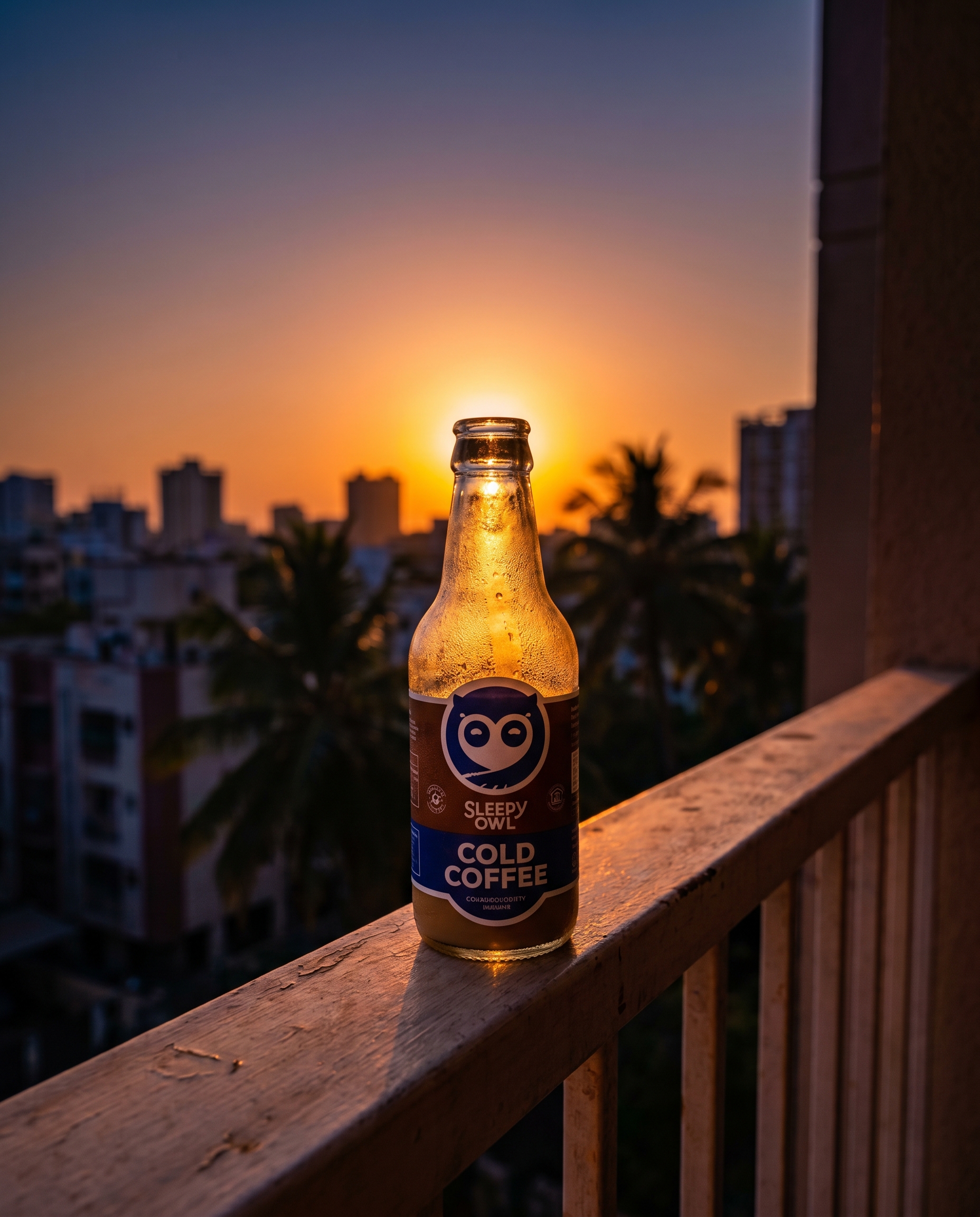Golden Hour Urban Balcony