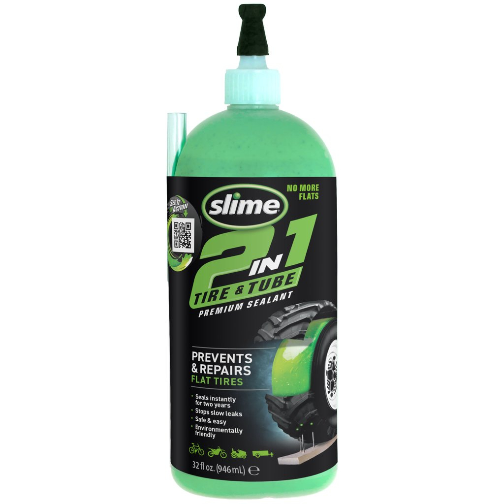 Slime 2-in-1 Tire & Tube Premium Sealant 32 oz